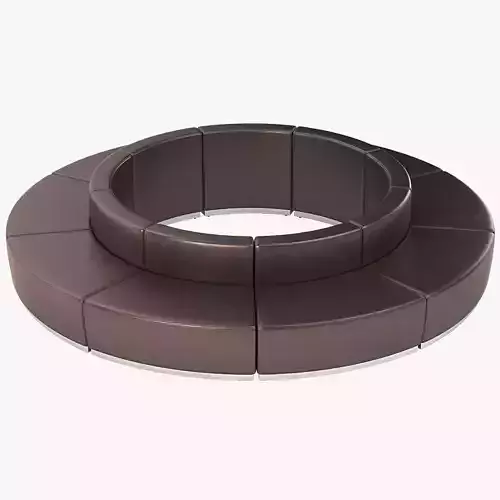 Krysten Sectional Convex Full Round Circular Sofa