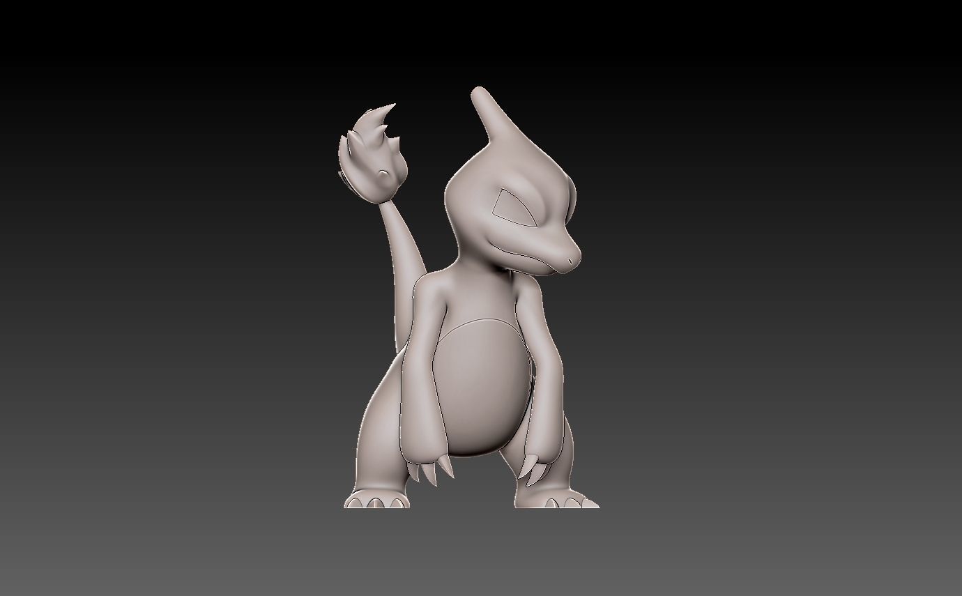 Pokemon charmander evolution pack 3D print model_22