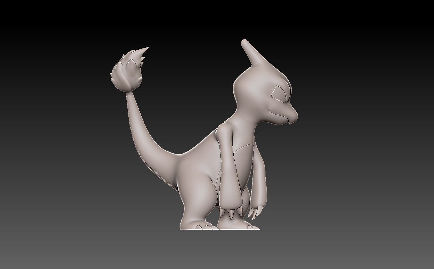 Pokemon charmander evolution pack 3D print model_20