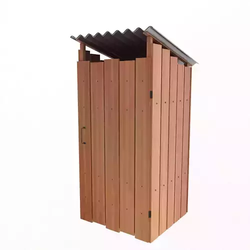 Wooden Outdoor Toilet