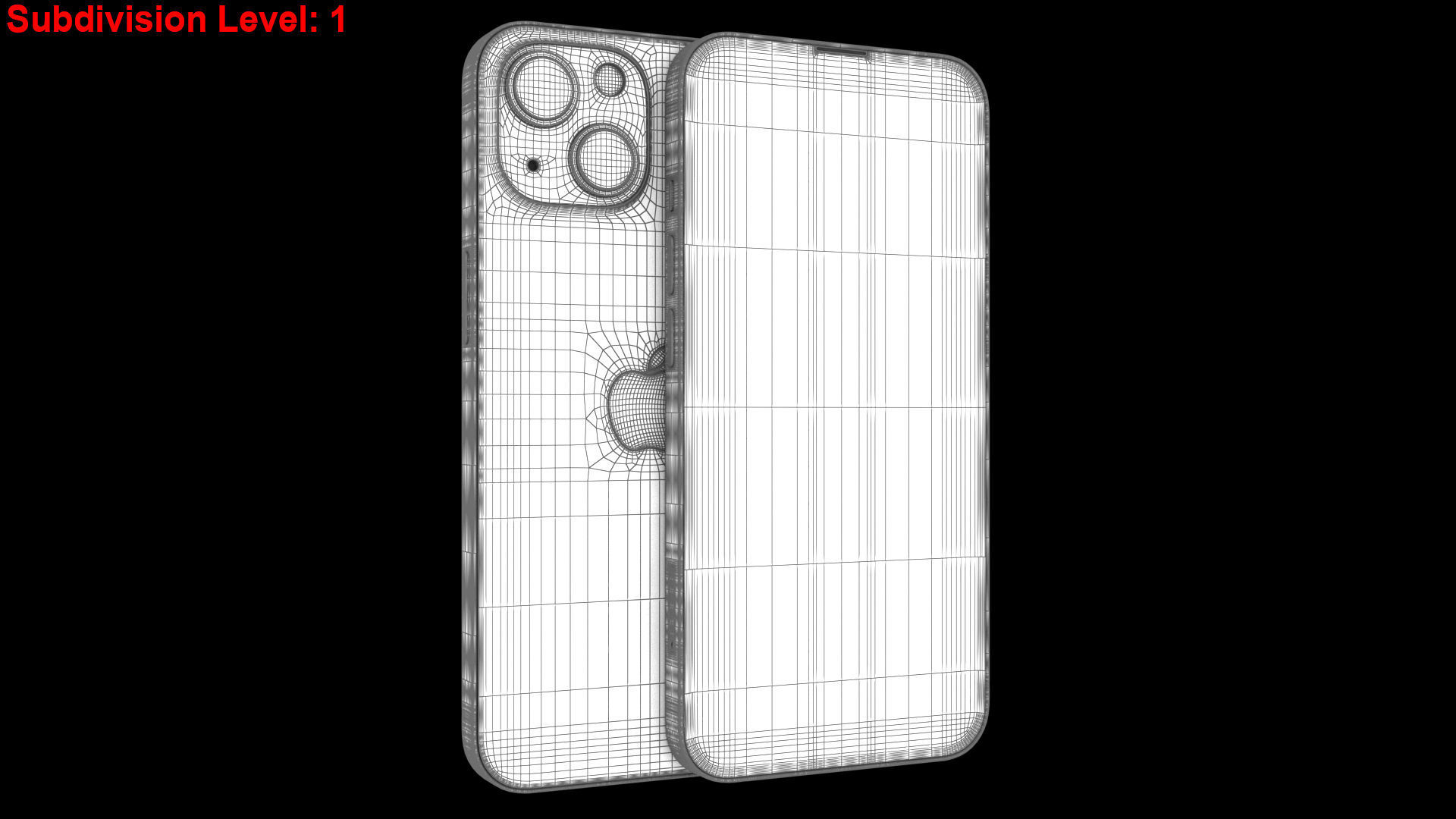 Apple iPhone 14 All Color Low-poly 3D model_57