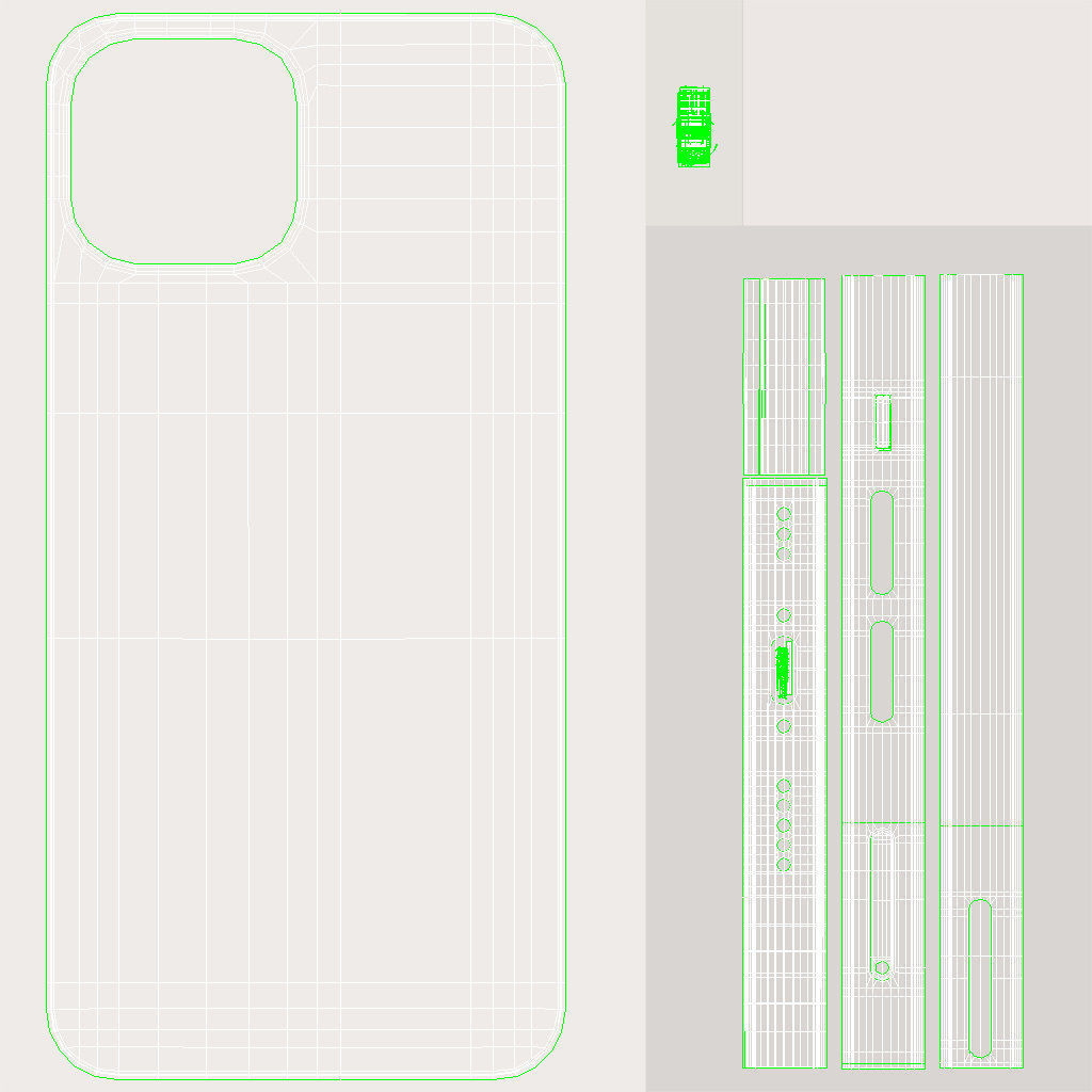 Apple iPhone 14 All Color Low-poly 3D model_55