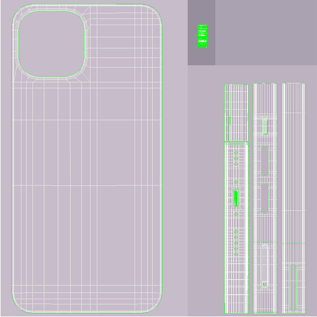 Apple iPhone 14 All Color Low-poly 3D model_39