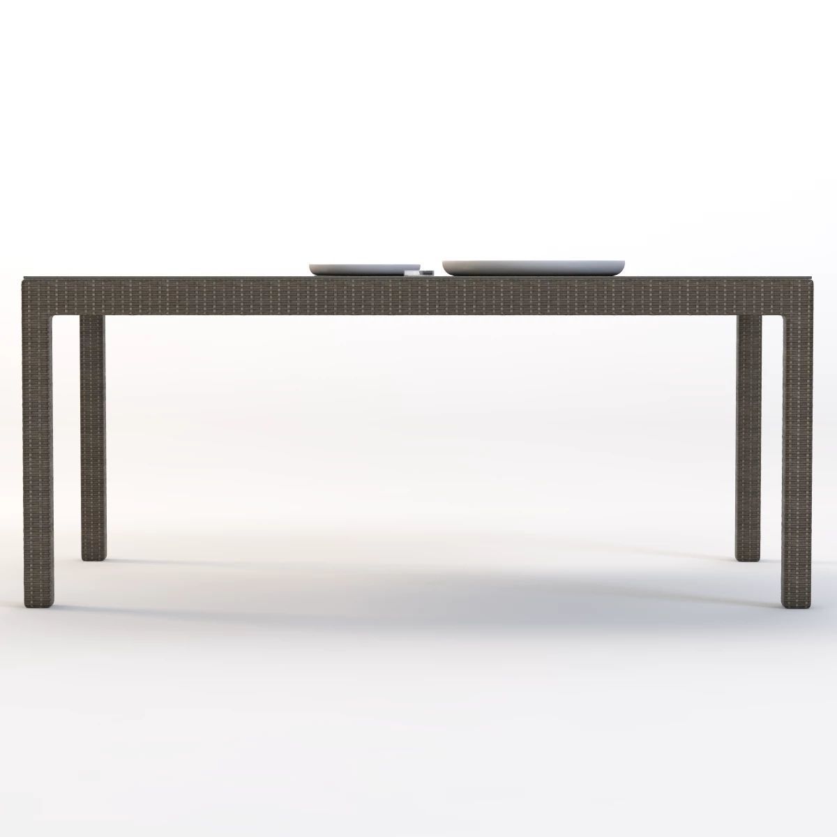 La Jolla Rectangular Dining Table 3D model_7