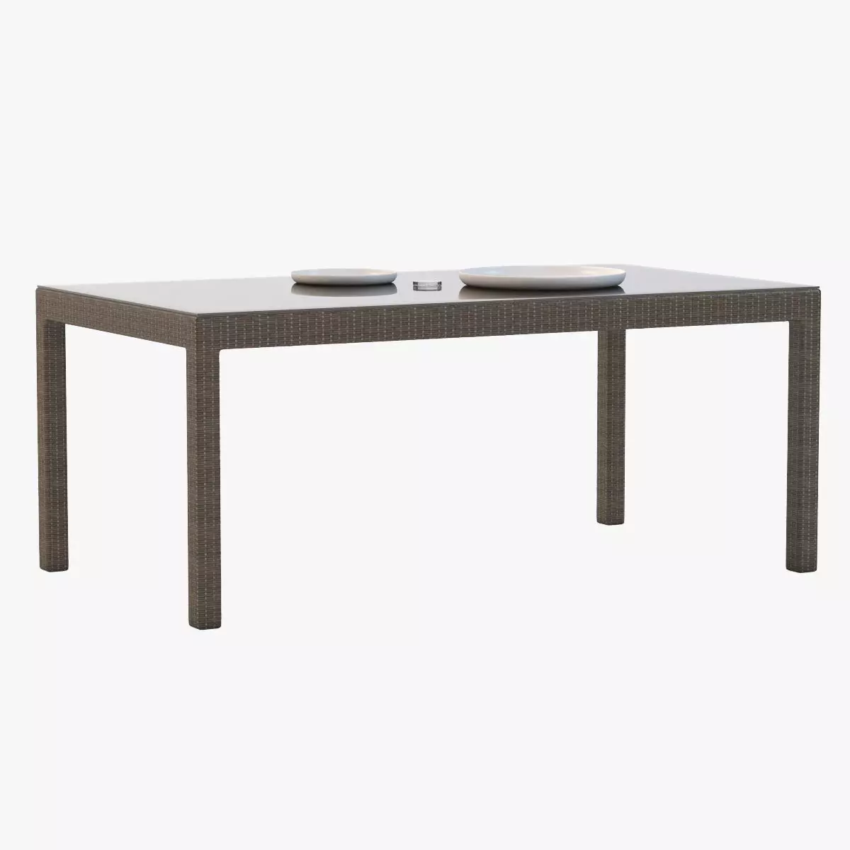 La Jolla Rectangular Dining Table 3D model_0