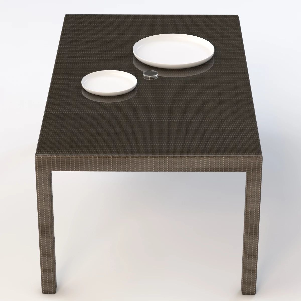 La Jolla Rectangular Dining Table 3D model_2