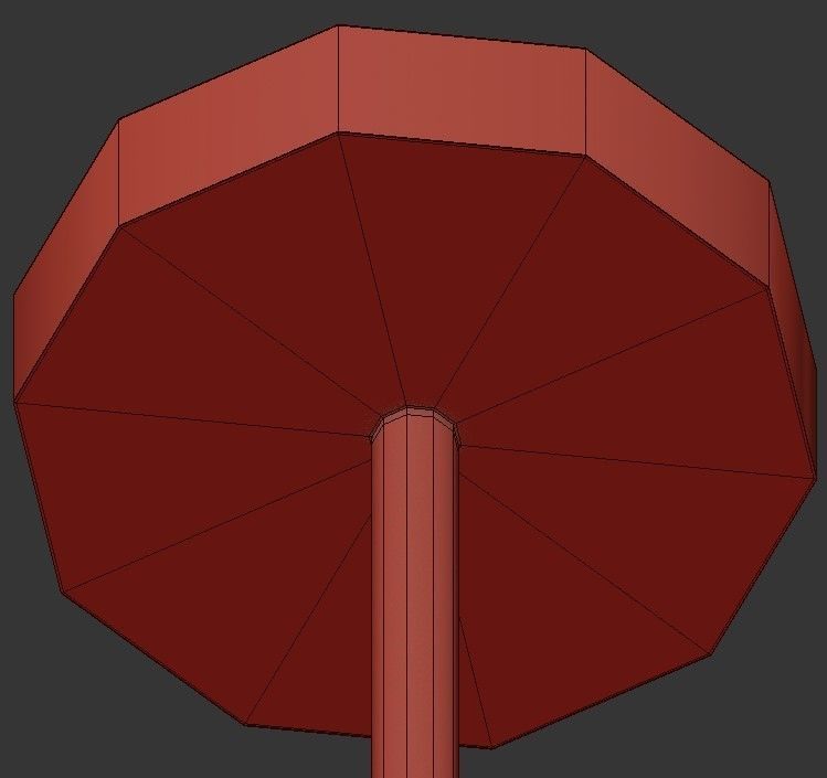 Artika pendant light in brass 3D model_3