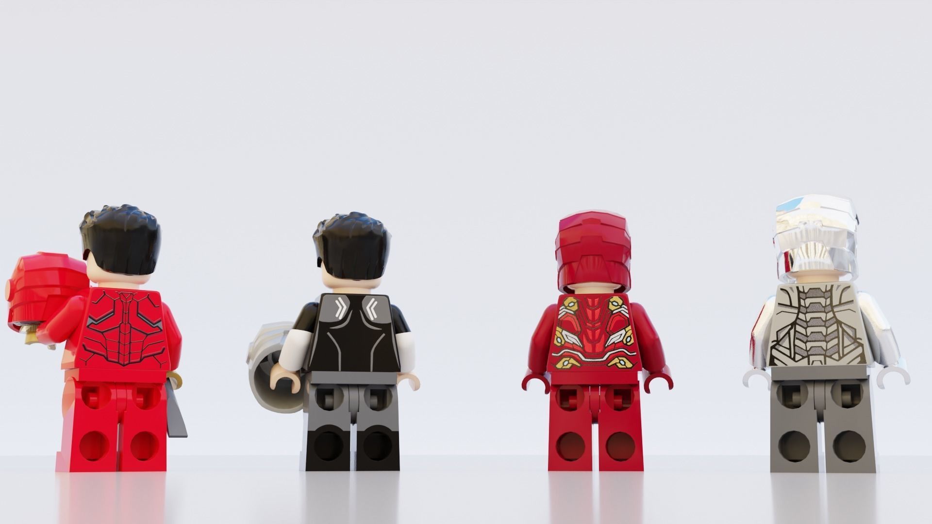 Lego Iron Man and HulkBuster big pack 3D model_12