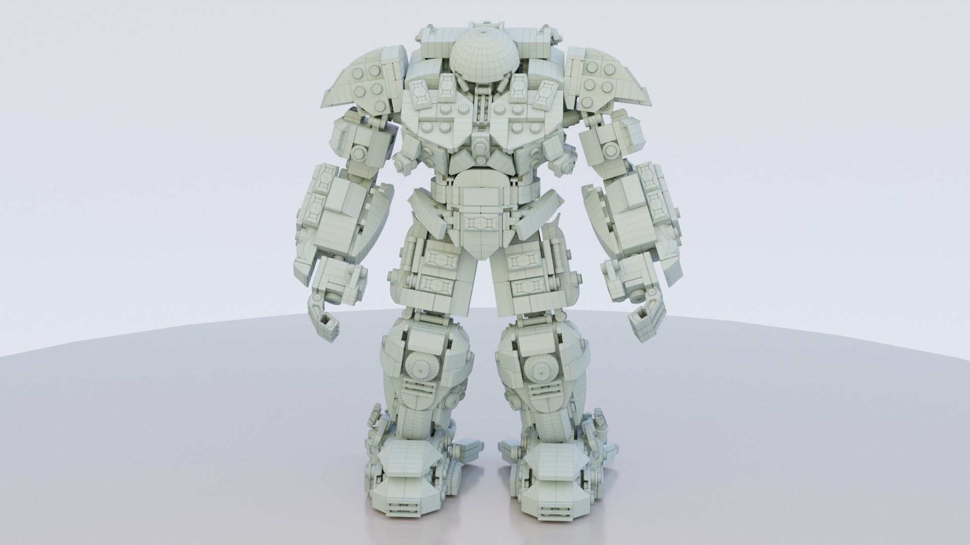 Lego Iron Man and HulkBuster big pack 3D model_17