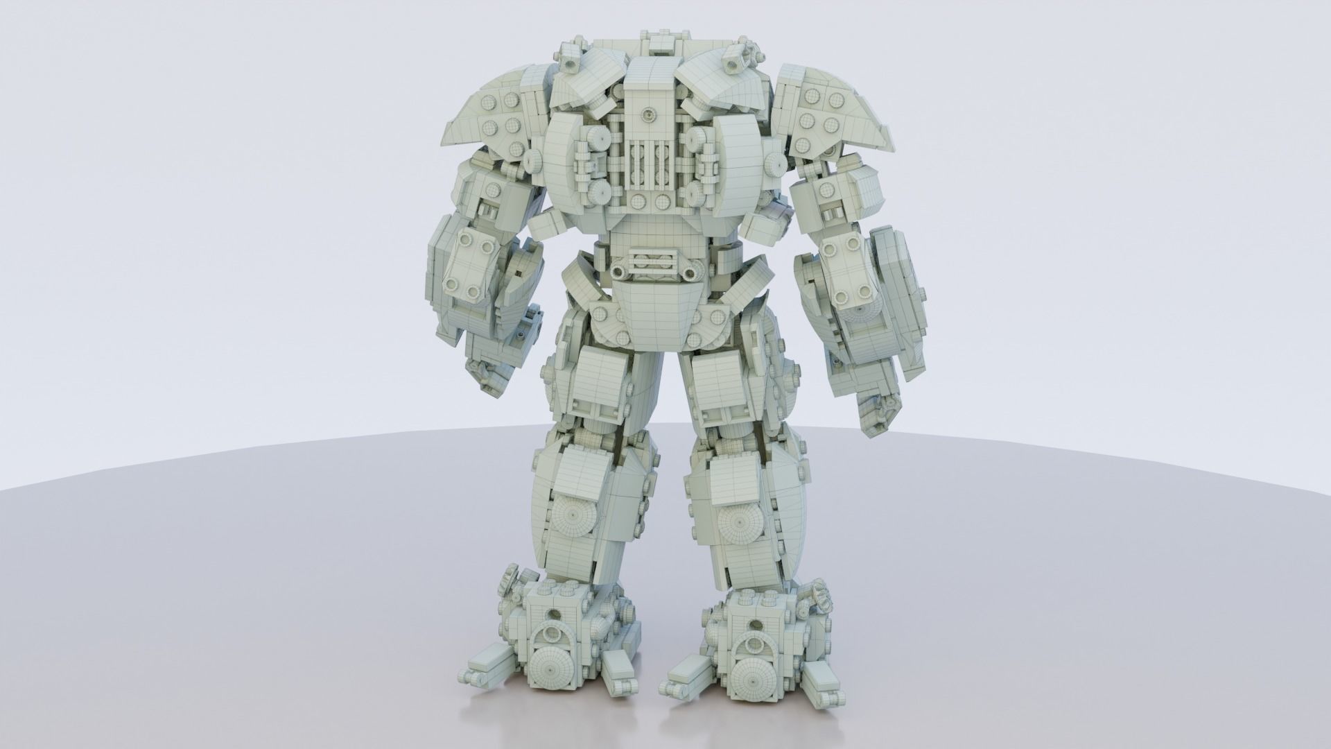 Lego Iron Man and HulkBuster big pack 3D model_18
