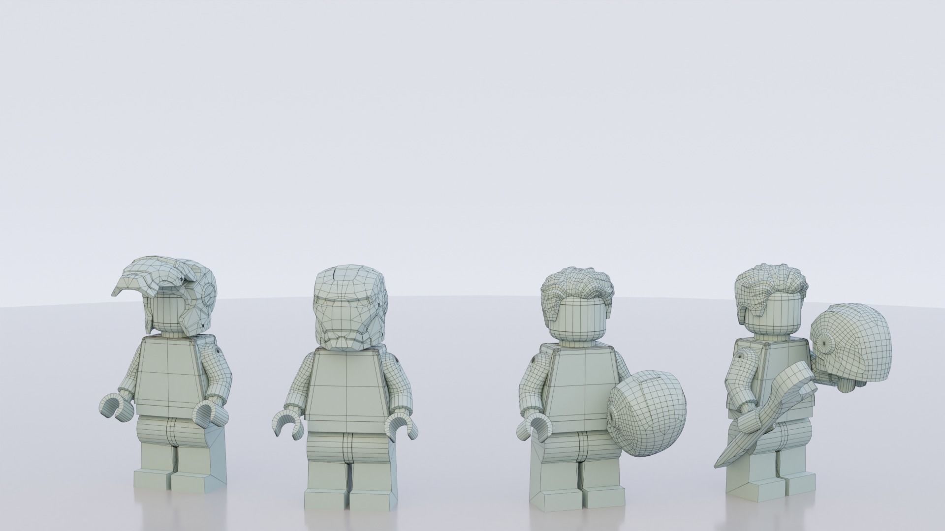 Lego Iron Man and HulkBuster big pack 3D model_26