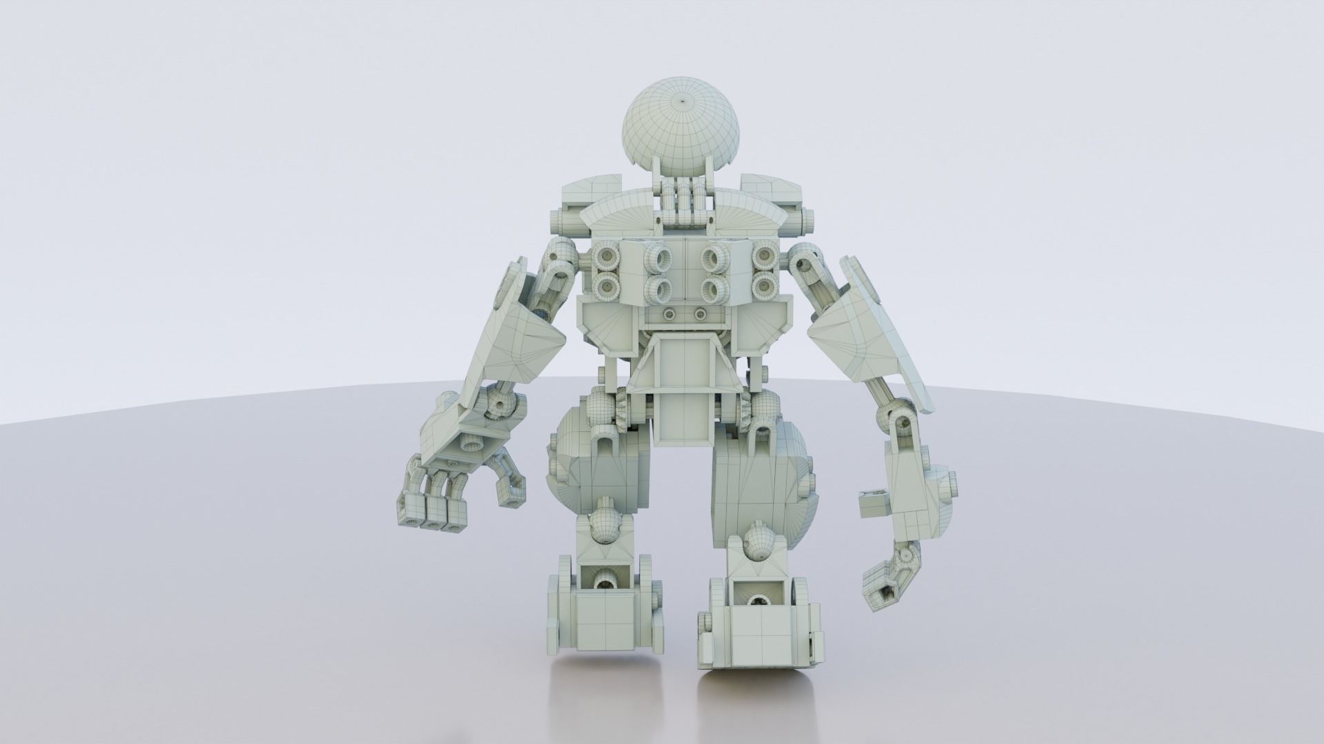 Lego Iron Man and HulkBuster big pack 3D model_21