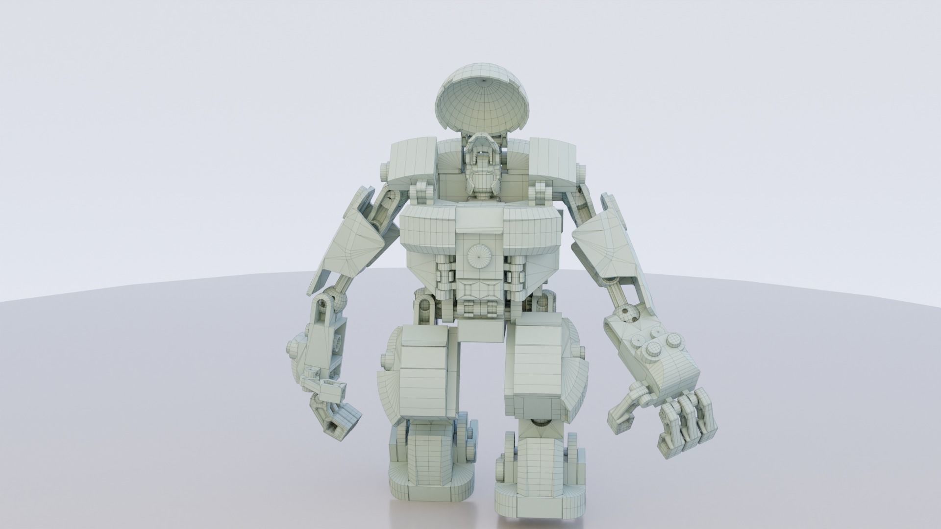 Lego Iron Man and HulkBuster big pack 3D model_20