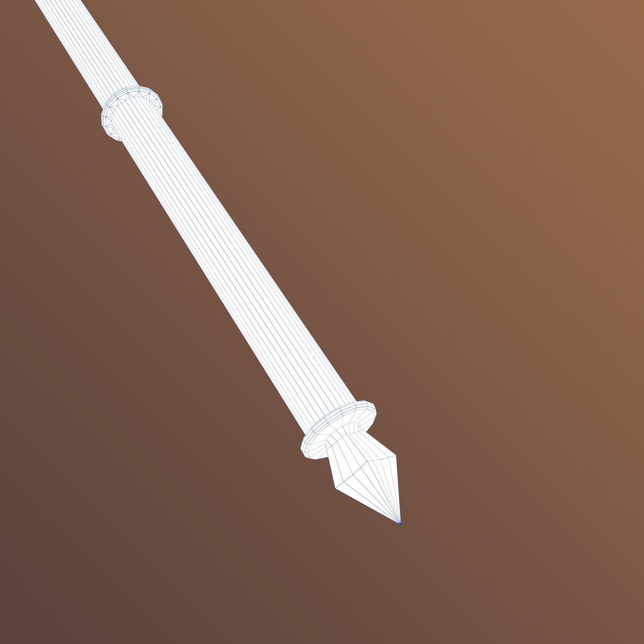 Two-Handed Hammer Low-poly 3D model_11