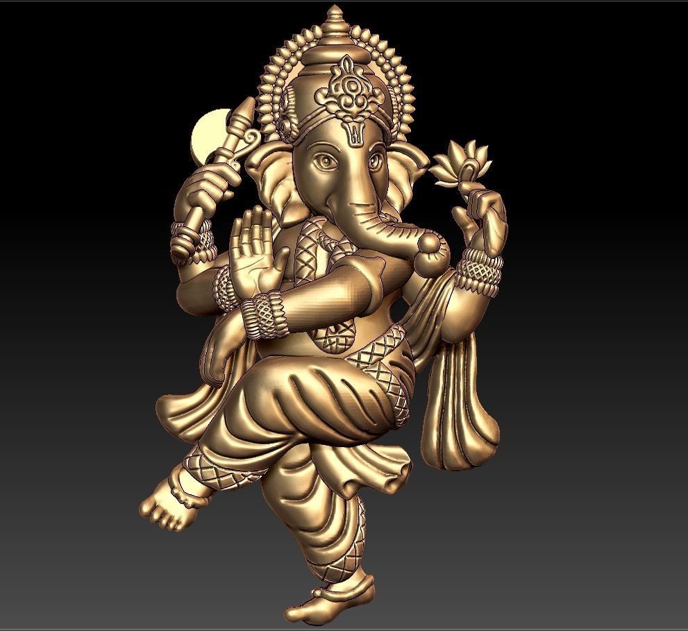VINAYAGAR PENDENT 3D print model_1