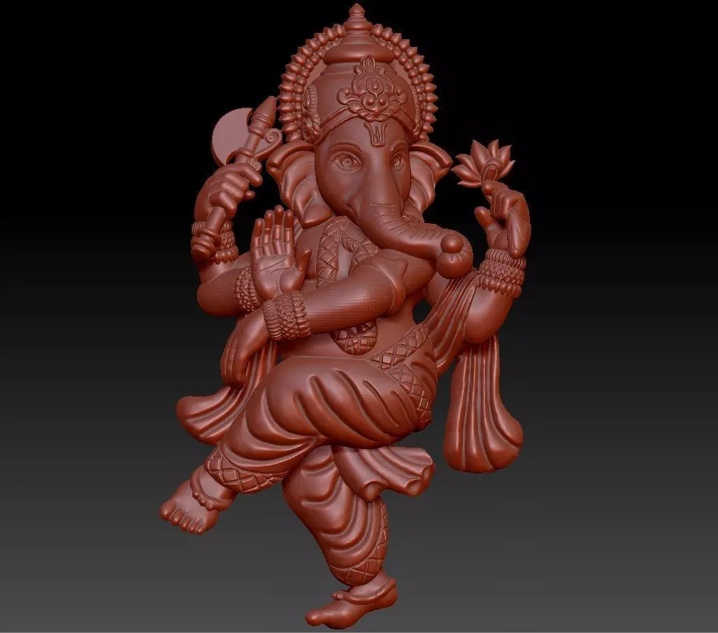 VINAYAGAR PENDENT 3D print model_0