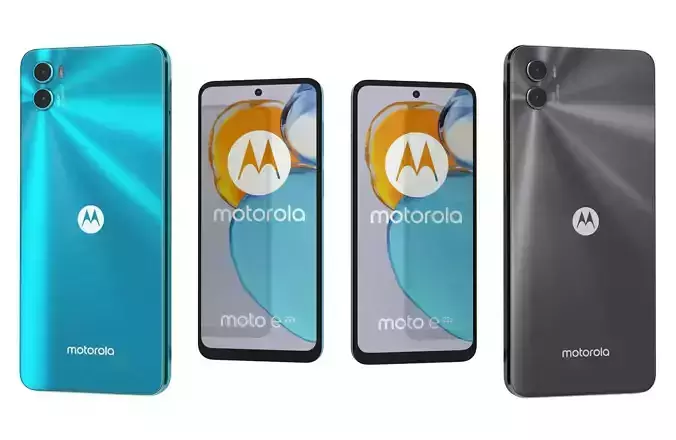 Motorola Moto E22s Black And Blue