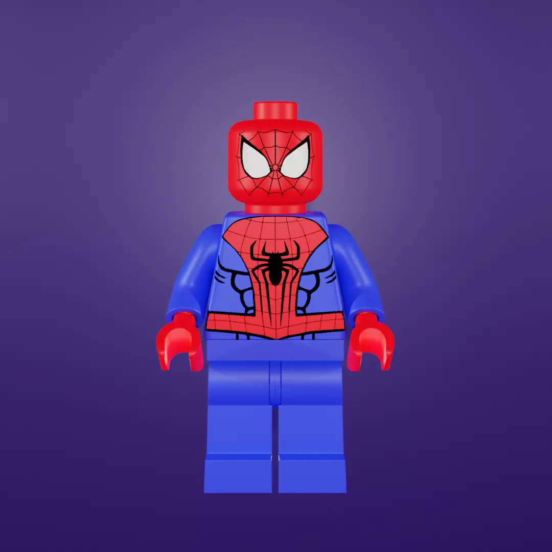 Lego SpiderMan 3D model_0