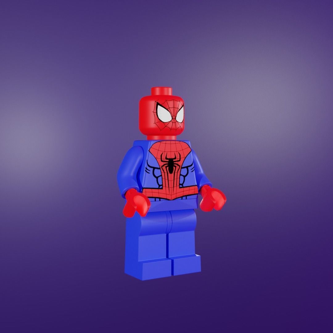 Lego SpiderMan 3D model_1