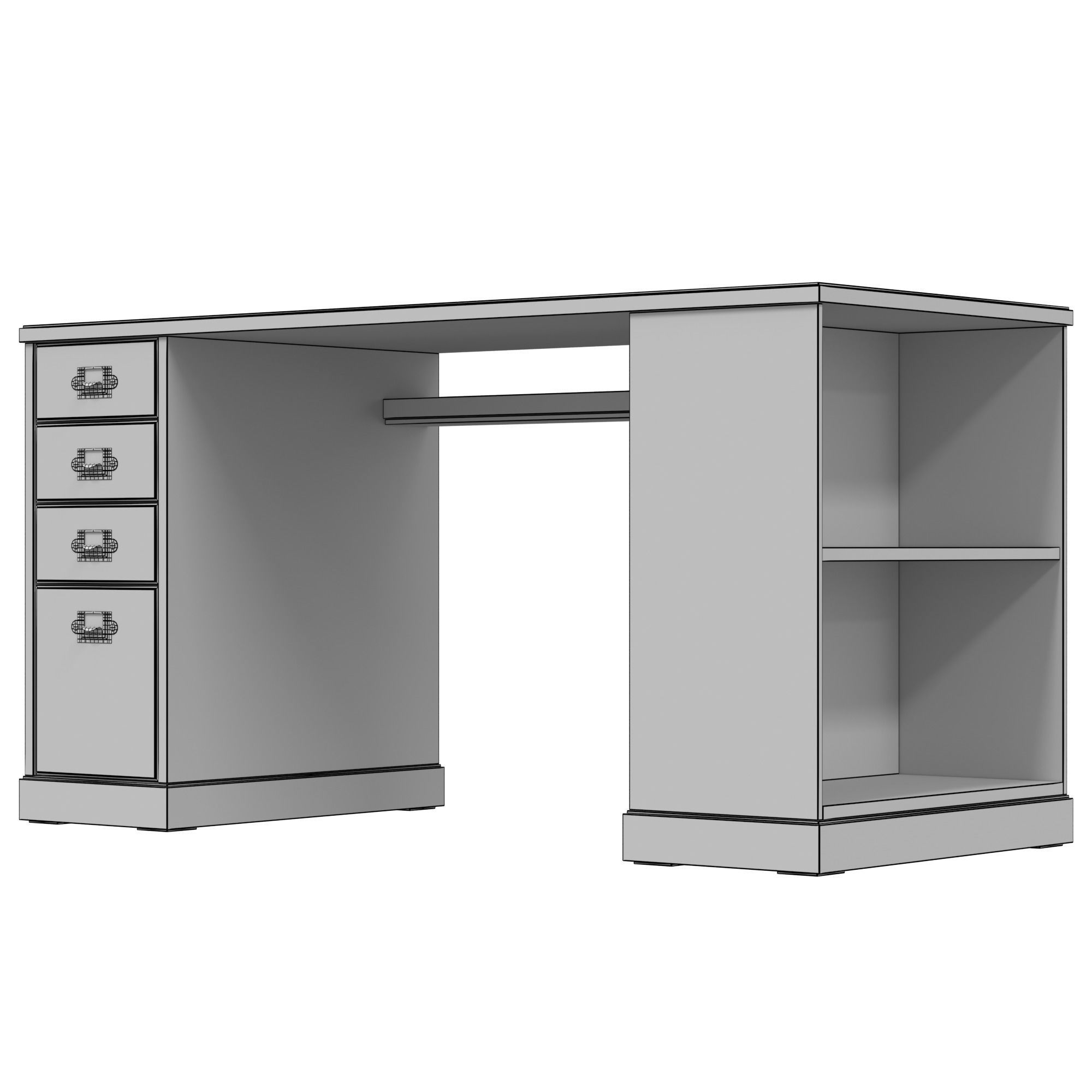 IKEA - VEBJORN Desk 3D model_8