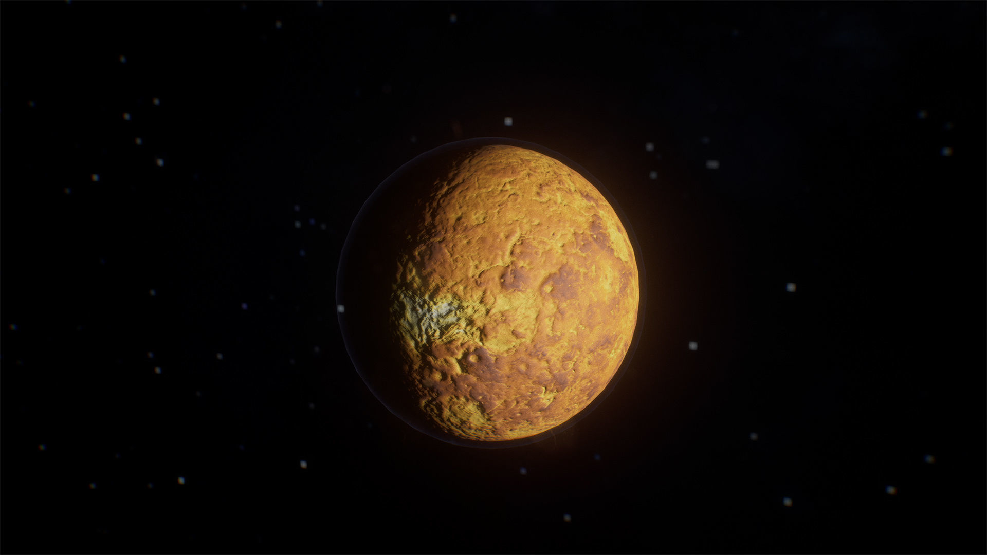 Solar System Planets  15 Assets Low-poly 3D model_9