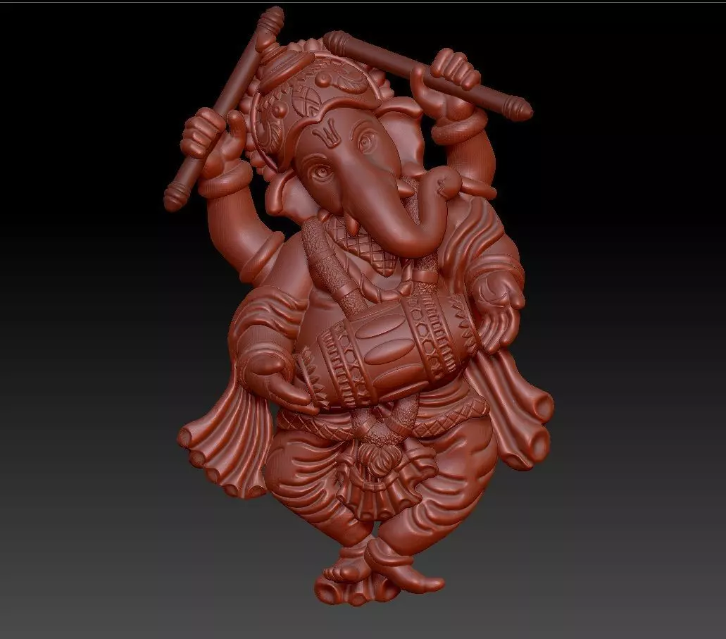 VINAYAGAR PENDENT 3D print model_0