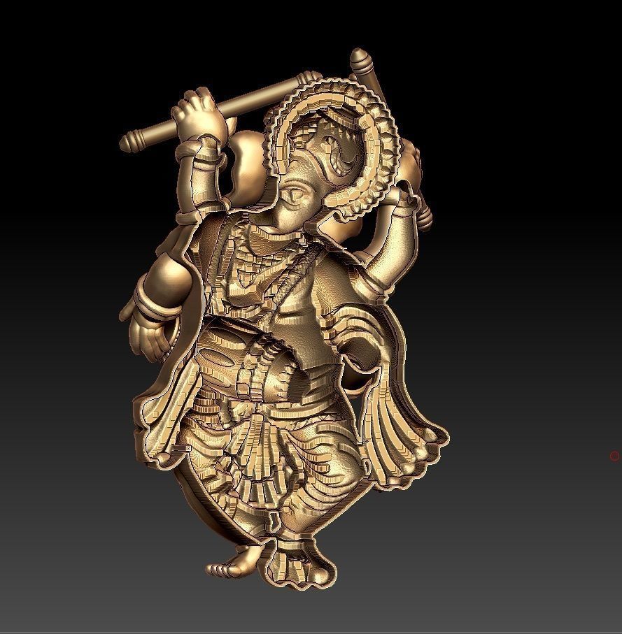 VINAYAGAR PENDENT 3D print model_4