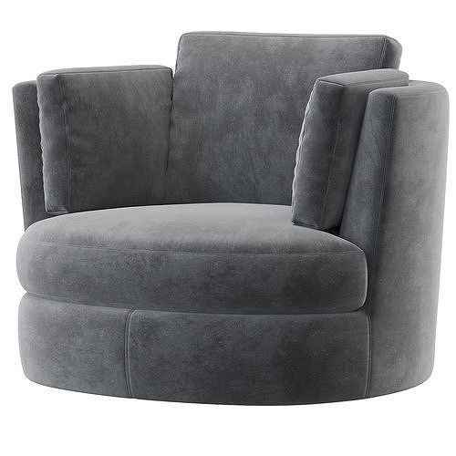 Eichholtz Swivel Chair Clarissa 3D model