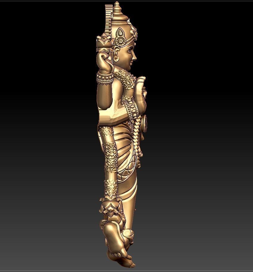 LAKSHMI PENDENT 3D print model_5