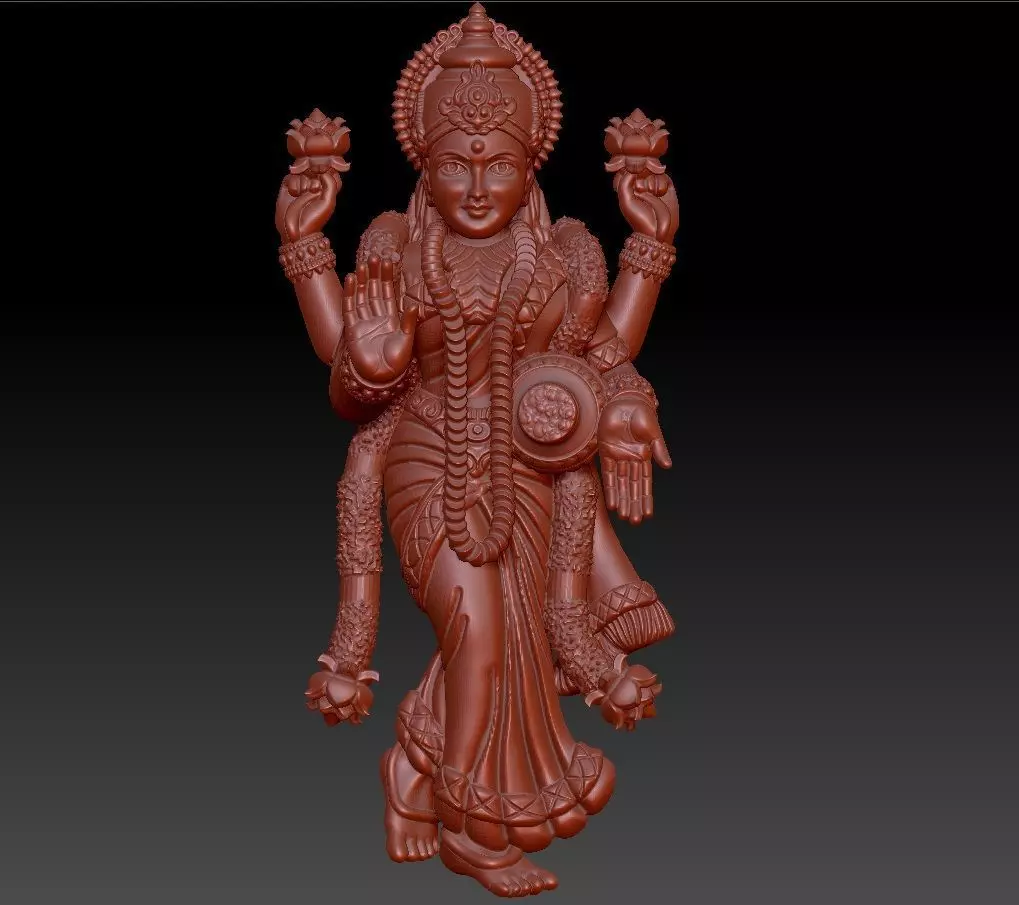 LAKSHMI PENDENT 3D print model_0