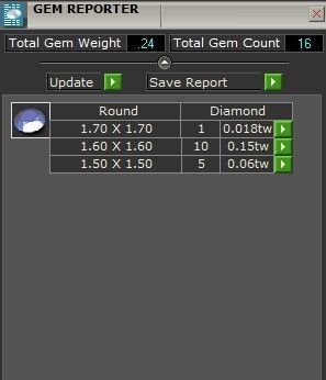 Opal round diamond ring 2297 3D print model 3D print model_8