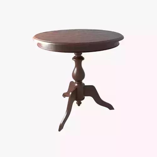 Table round wooden
