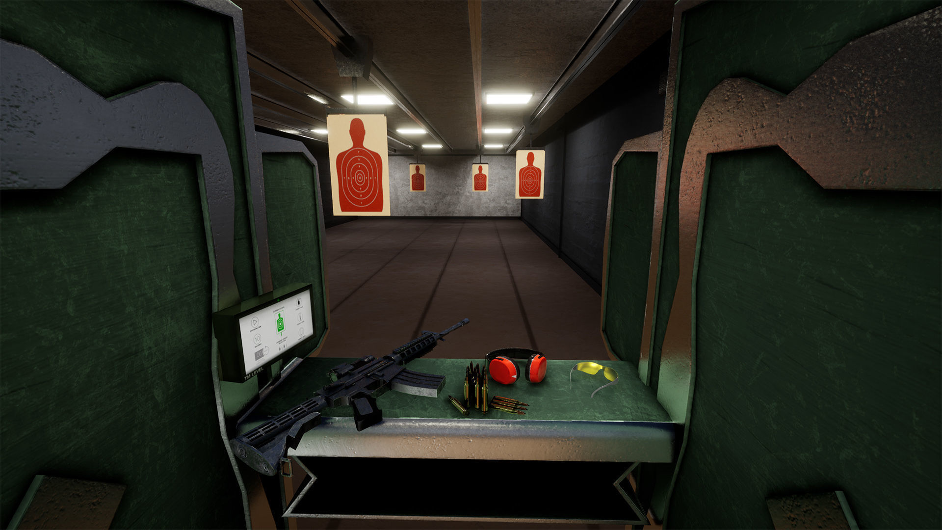 Shooting Range Package  80 Variations Low-poly 3D model_6