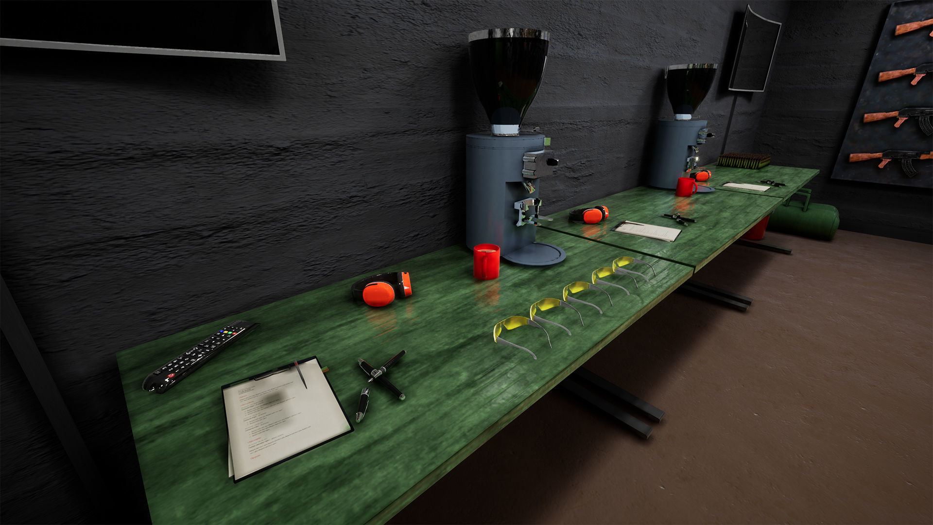 Shooting Range Package  80 Variations Low-poly 3D model_8