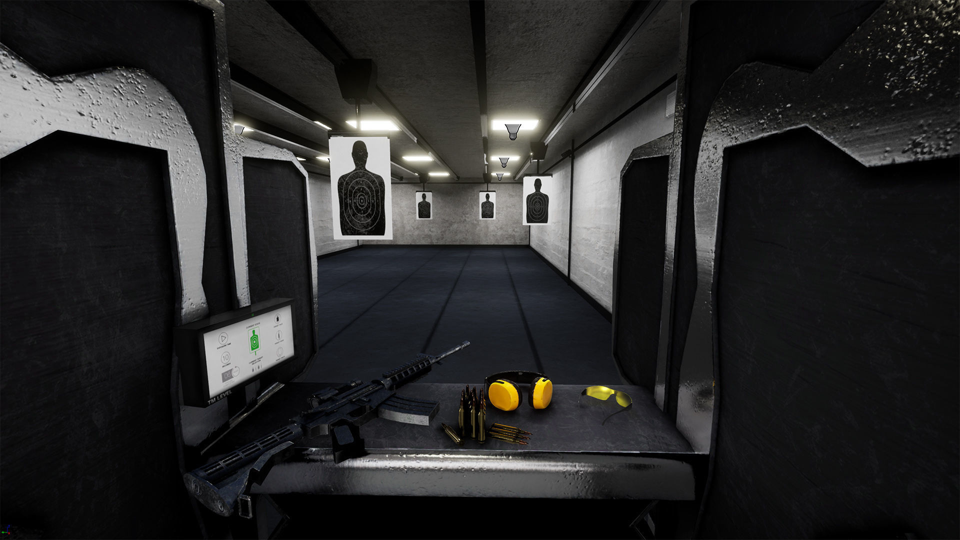 Shooting Range Package  80 Variations Low-poly 3D model_11