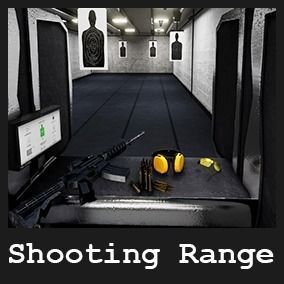 Shooting Range Package  80 Variations Low-poly 3D model_19