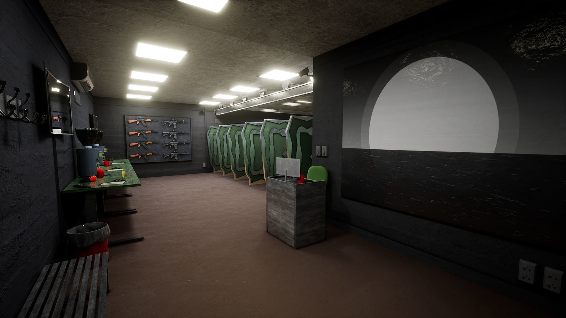 Shooting Range Package  80 Variations Low-poly 3D model_4