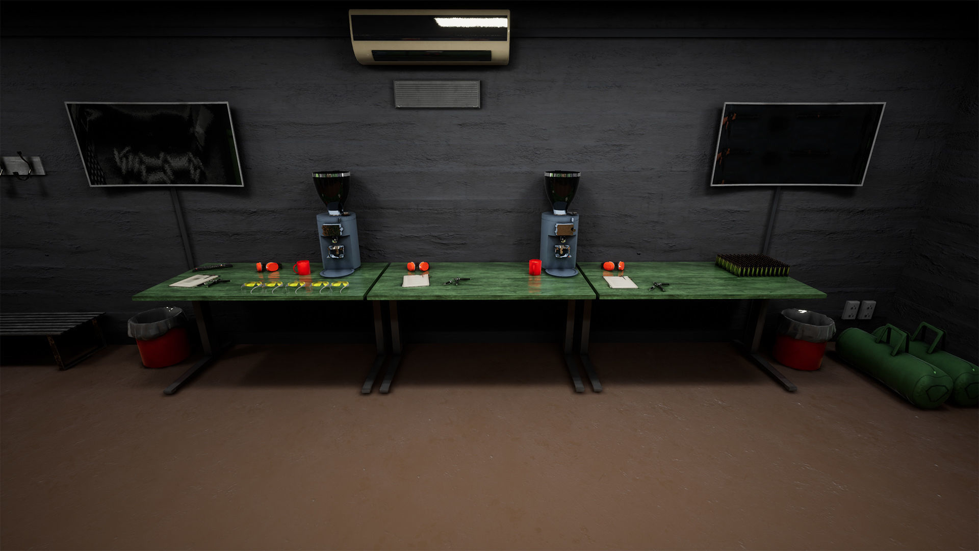 Shooting Range Package  80 Variations Low-poly 3D model_5