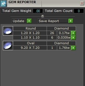 Blue textured diamond ring 2303 3D print model 3D print model_8