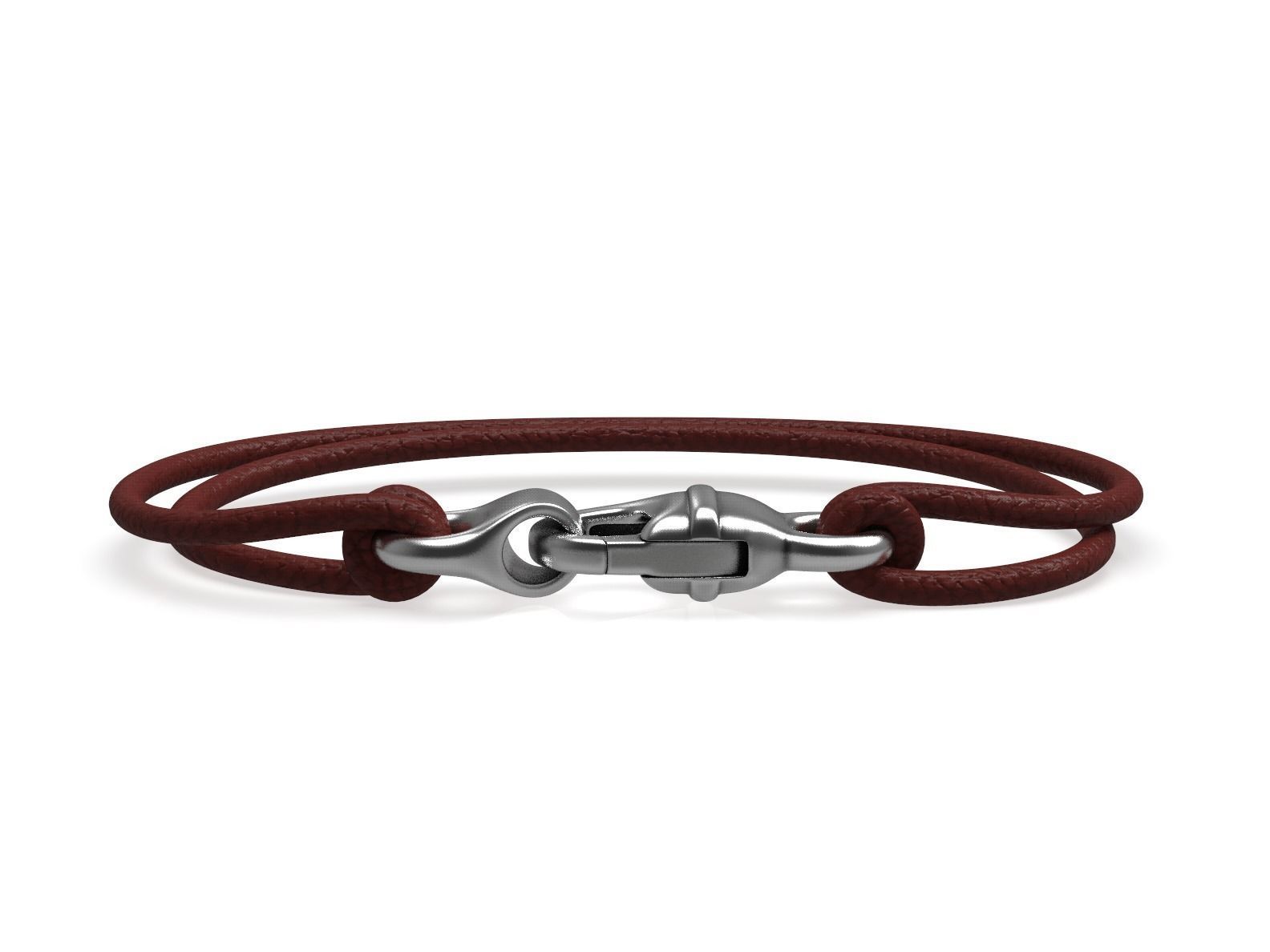 Gold Lobster Claw Clasp Bracelet Chain 3D print model_5