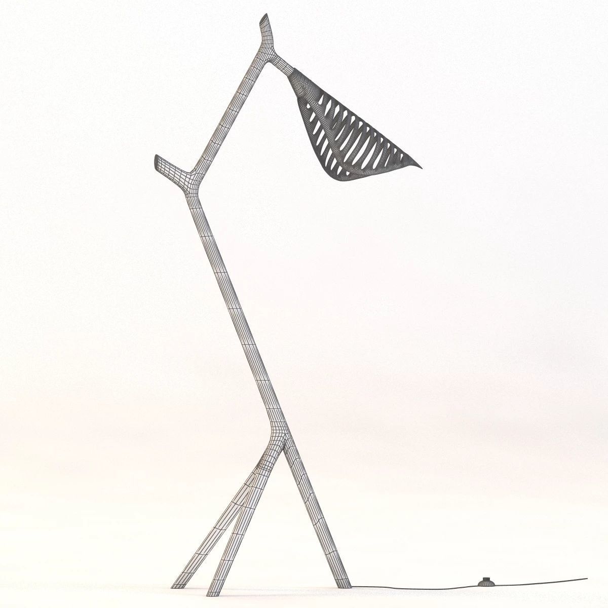 Leaf Floor Lamp 3D model_7