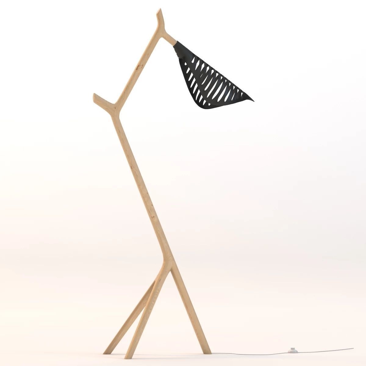 Leaf Floor Lamp 3D model_1