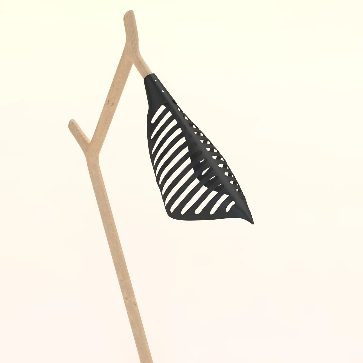 Leaf Floor Lamp 3D model_4