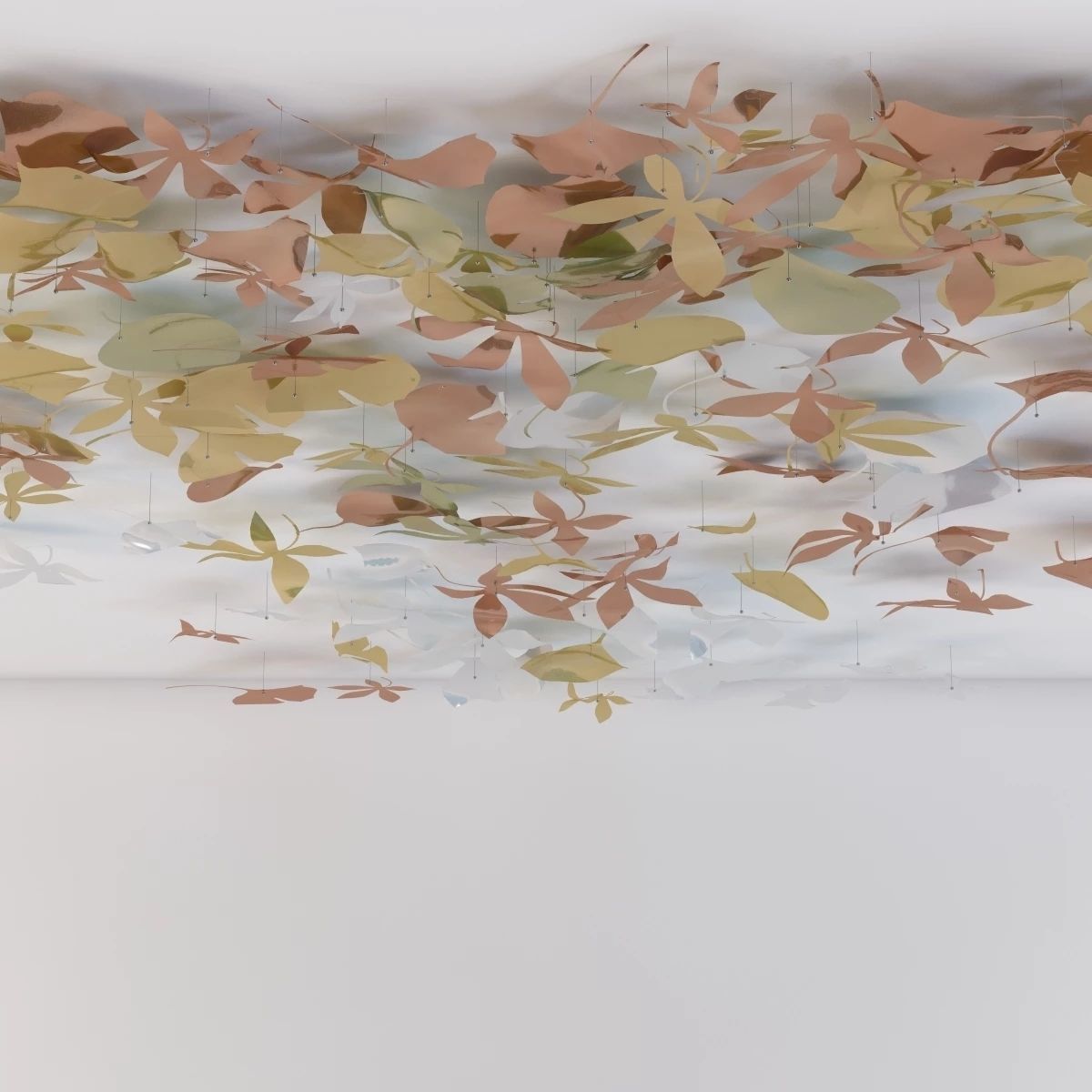 Leaf Wall Sculpture 3D model_6