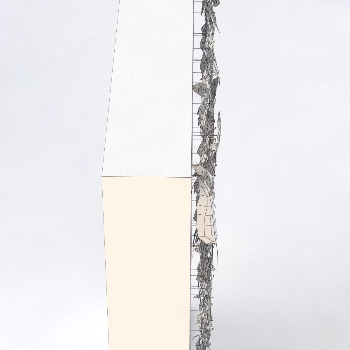 Leaf Wall Sculpture 3D model_9