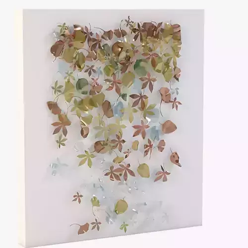 Leaf Wall Sculpture 3D model