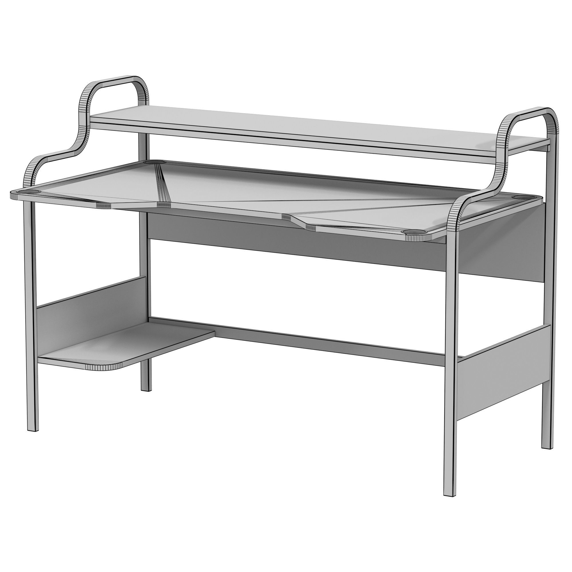 IKEA - FREDDE Gaming table 3D model_3