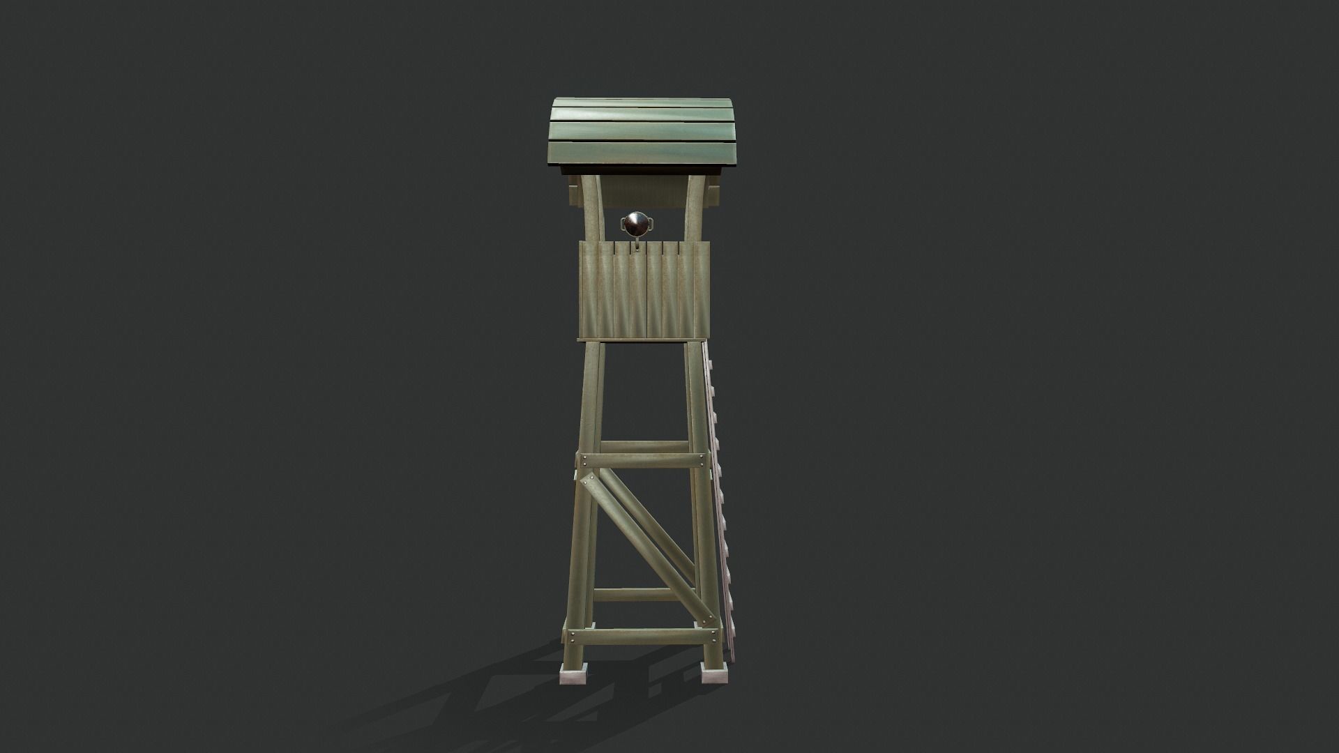 Watchtower - Tutorial Included Low-poly 3D model_4