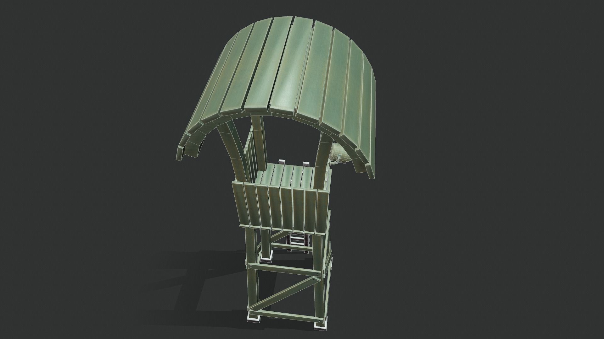 Watchtower - Tutorial Included Low-poly 3D model_9