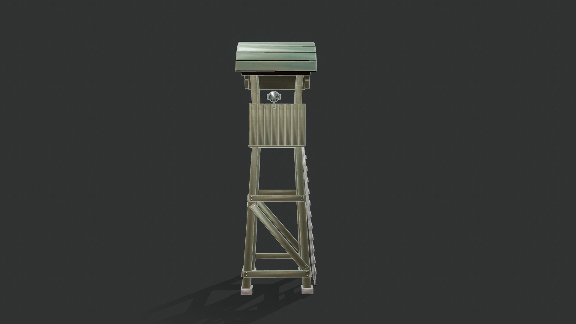 Watchtower - Tutorial Included Low-poly 3D model_5